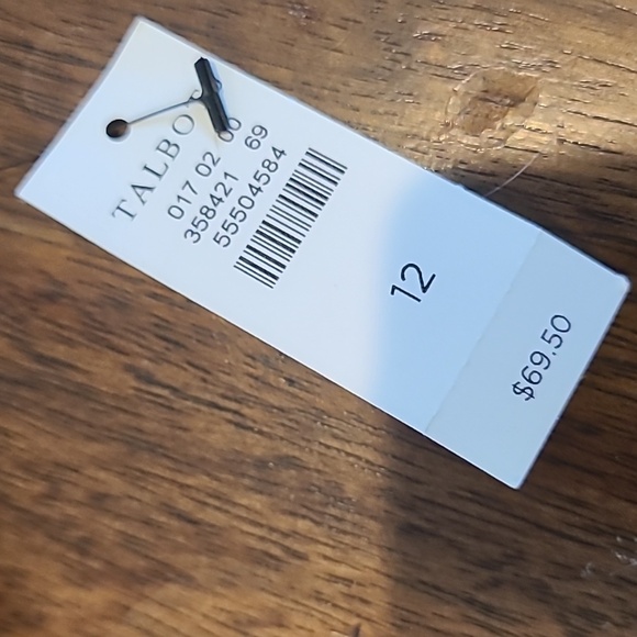 NWT Talbots Shorts Relaxed Chino Short Blue with Stars Size Womens 12  $70 - Picture 4 of 6